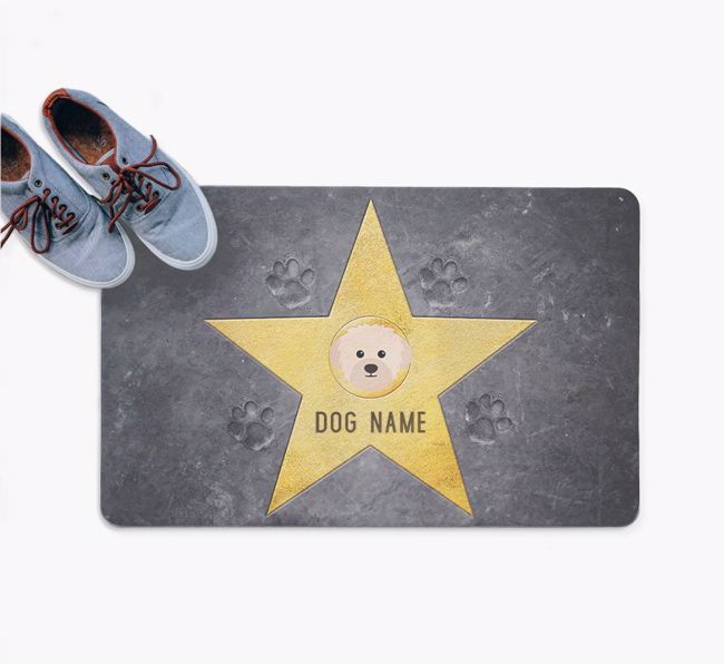 Star of Fame: Personalized {breedFullName} Doormat